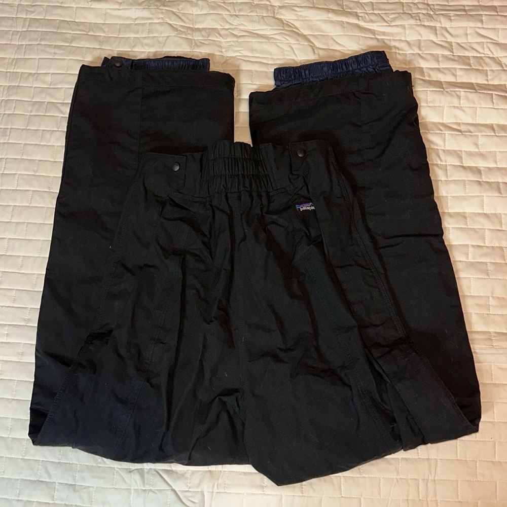 Patagonia Snow Pants Full Side Zip & Hook & Loop Women’s 8 Reg